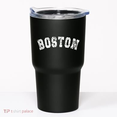 Vintage Boston Massachusetts Retro Distressed Apparel Tumbler