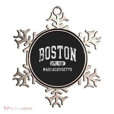 Vintage Boston Massachusetts Established 1630 Throwback Ornament