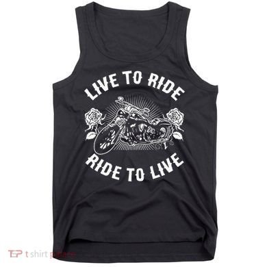 Vintage Biker Motorcycle Motocross Design Tank Top