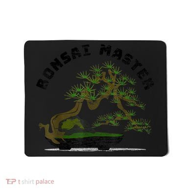 Vintage Bonsai Master Bonsai Tree Mousepad