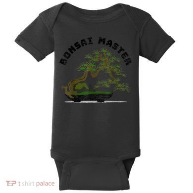 Vintage Bonsai Master Bonsai Tree Baby Bodysuit