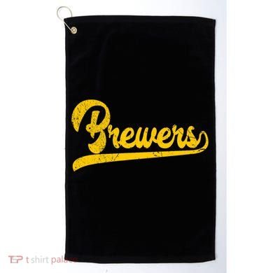 Vintage Brewers Nickname Golf Towel