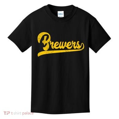 Vintage Brewers Nickname Kids T-Shirt