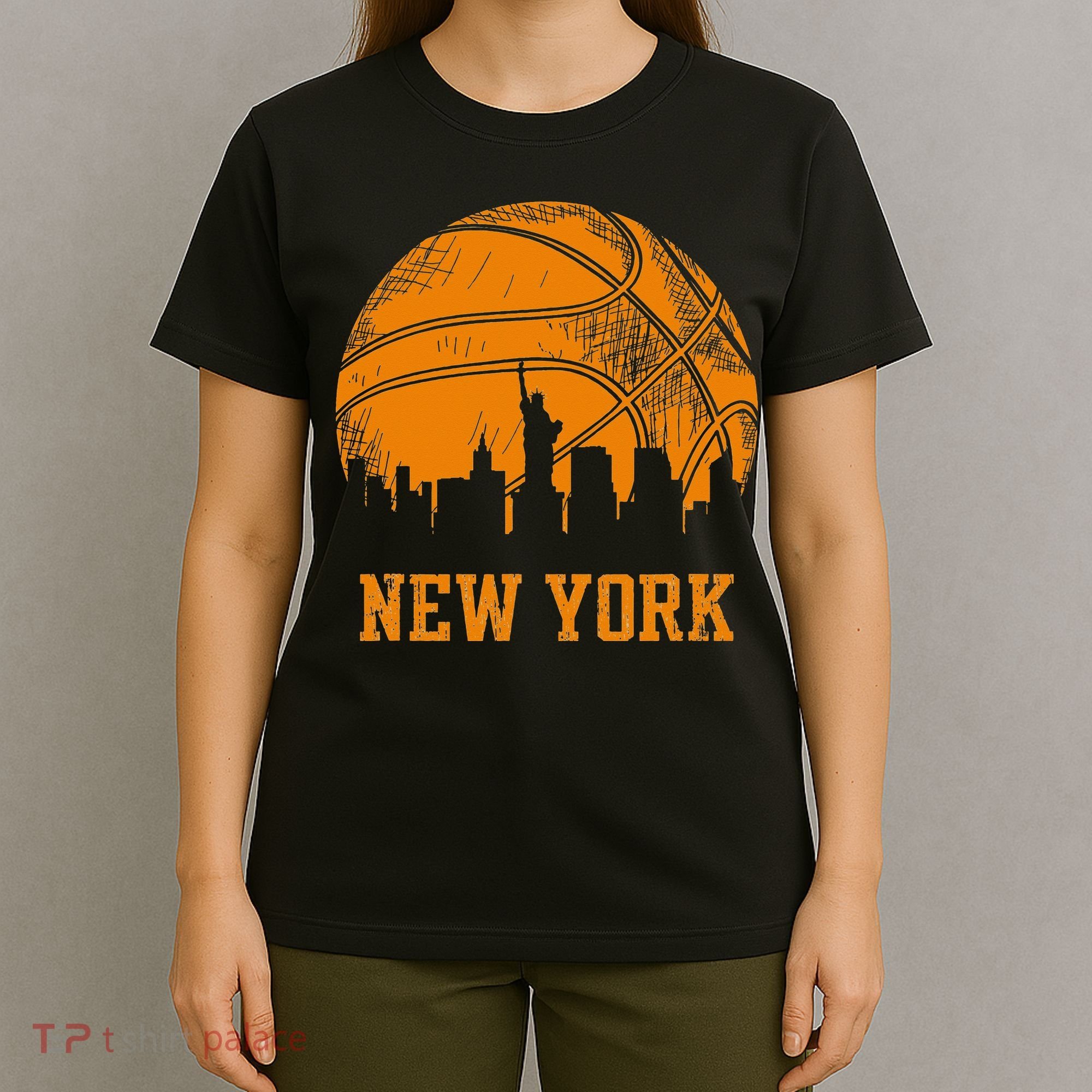 Vintage Basketball New York City Skyline Outfit T-Shirt
