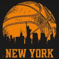 Vintage Basketball New York City Skyline Outfit T-Shirt thumb 7