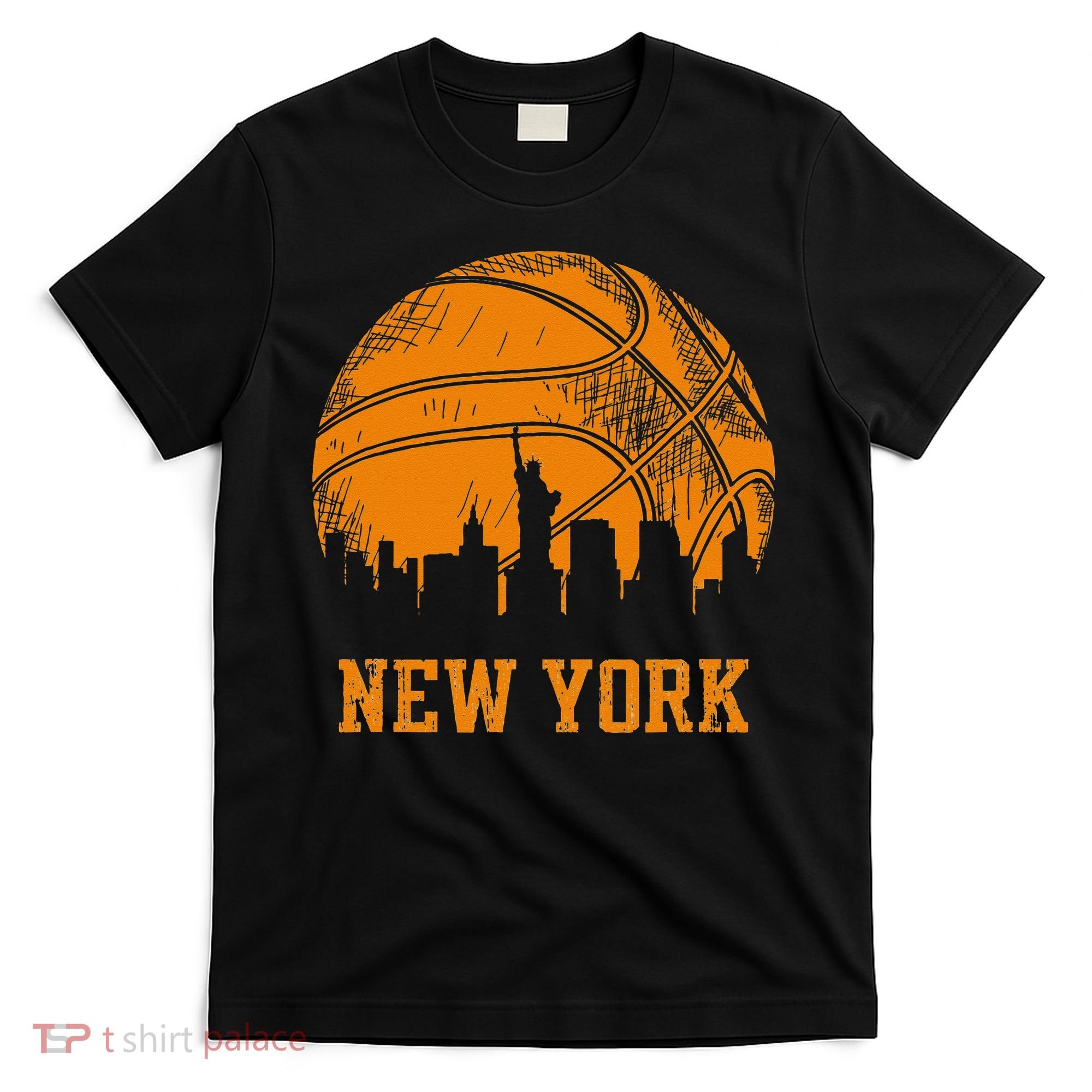 Vintage Basketball New York City Skyline Outfit T-Shirt