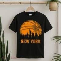 Vintage Basketball New York City Skyline Outfit T-Shirt thumb 2