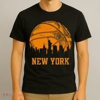 Vintage Basketball New York City Skyline Outfit T-Shirt thumb 3