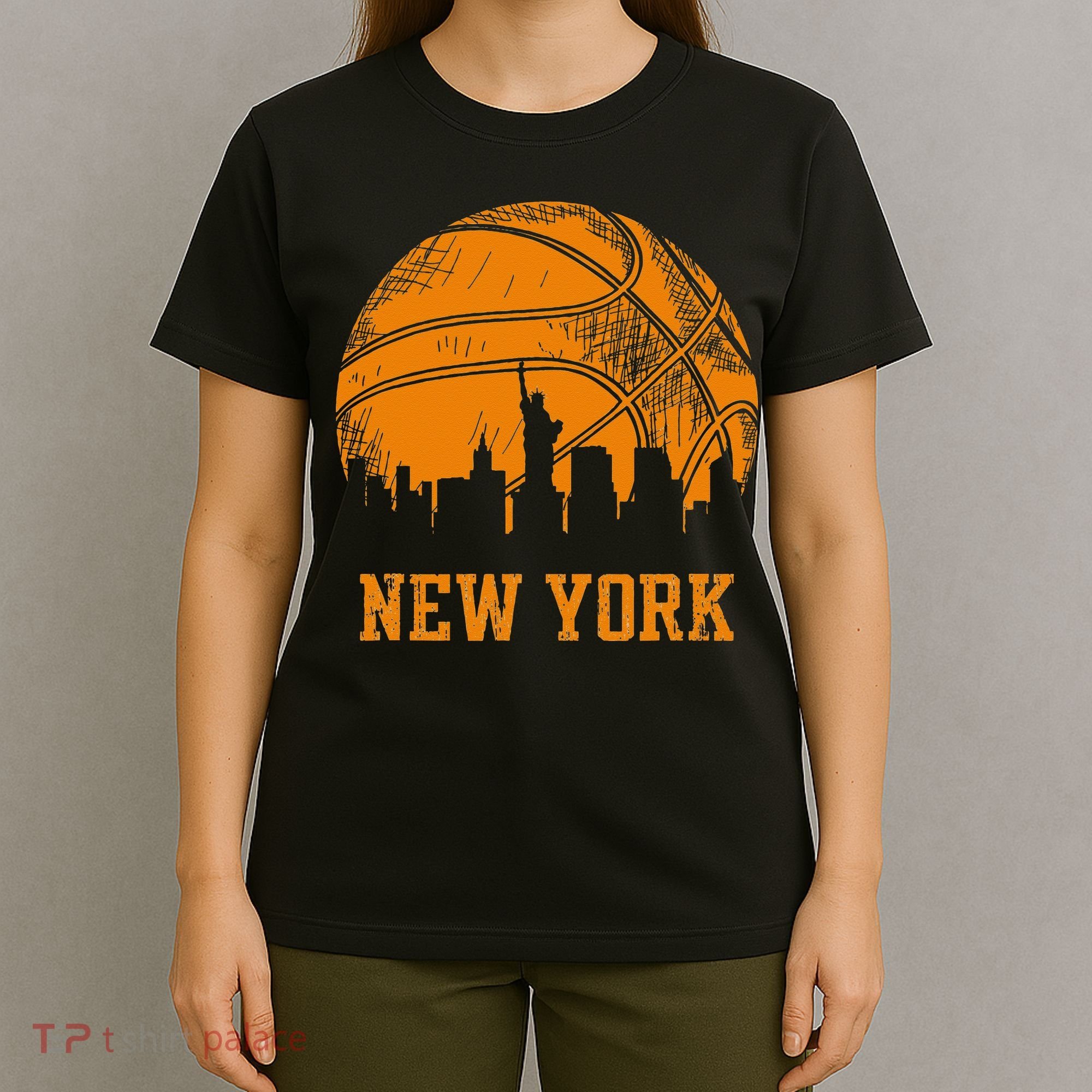 Vintage Basketball New York City Skyline Outfit T-Shirt