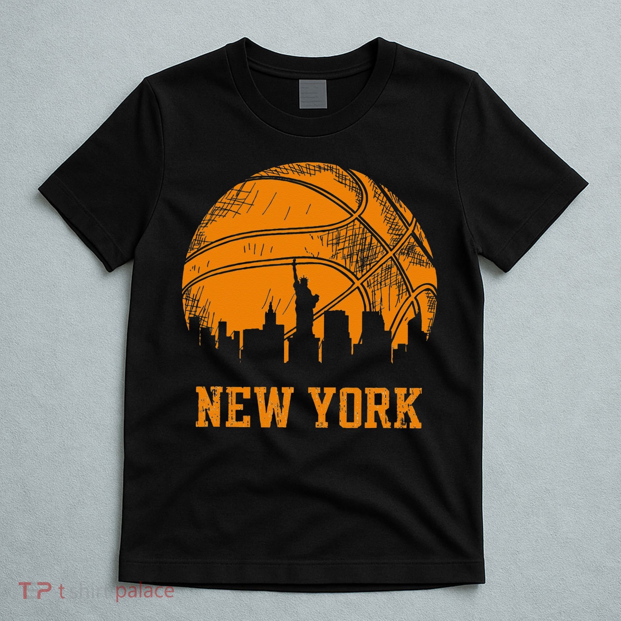 Vintage Basketball New York City Skyline Outfit T-Shirt