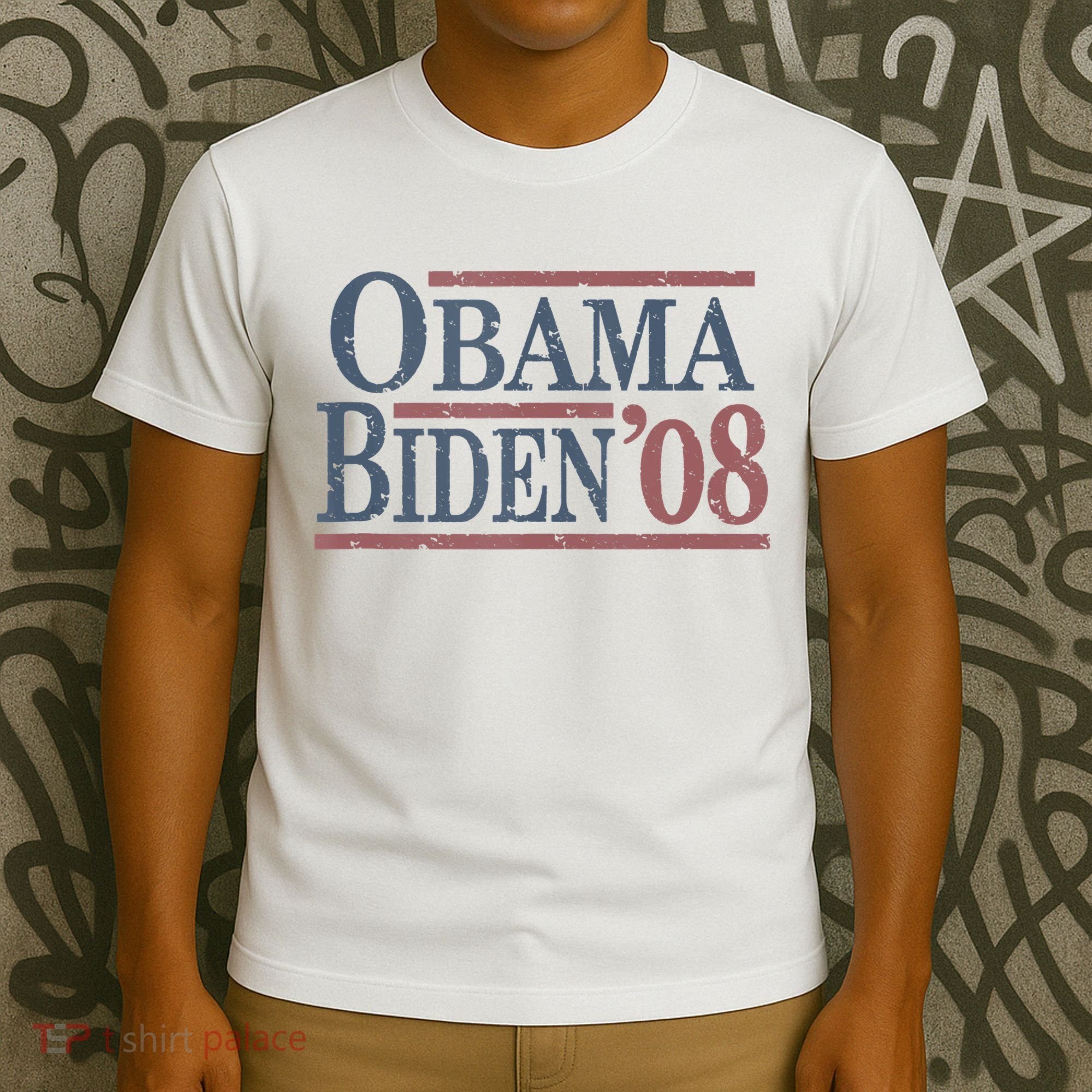Vintage Barack Obama Joe Biden 2008 T-Shirt