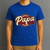 Vintage Best Papa Ever Dad Papa Cute Gift T-Shirt thumb 3