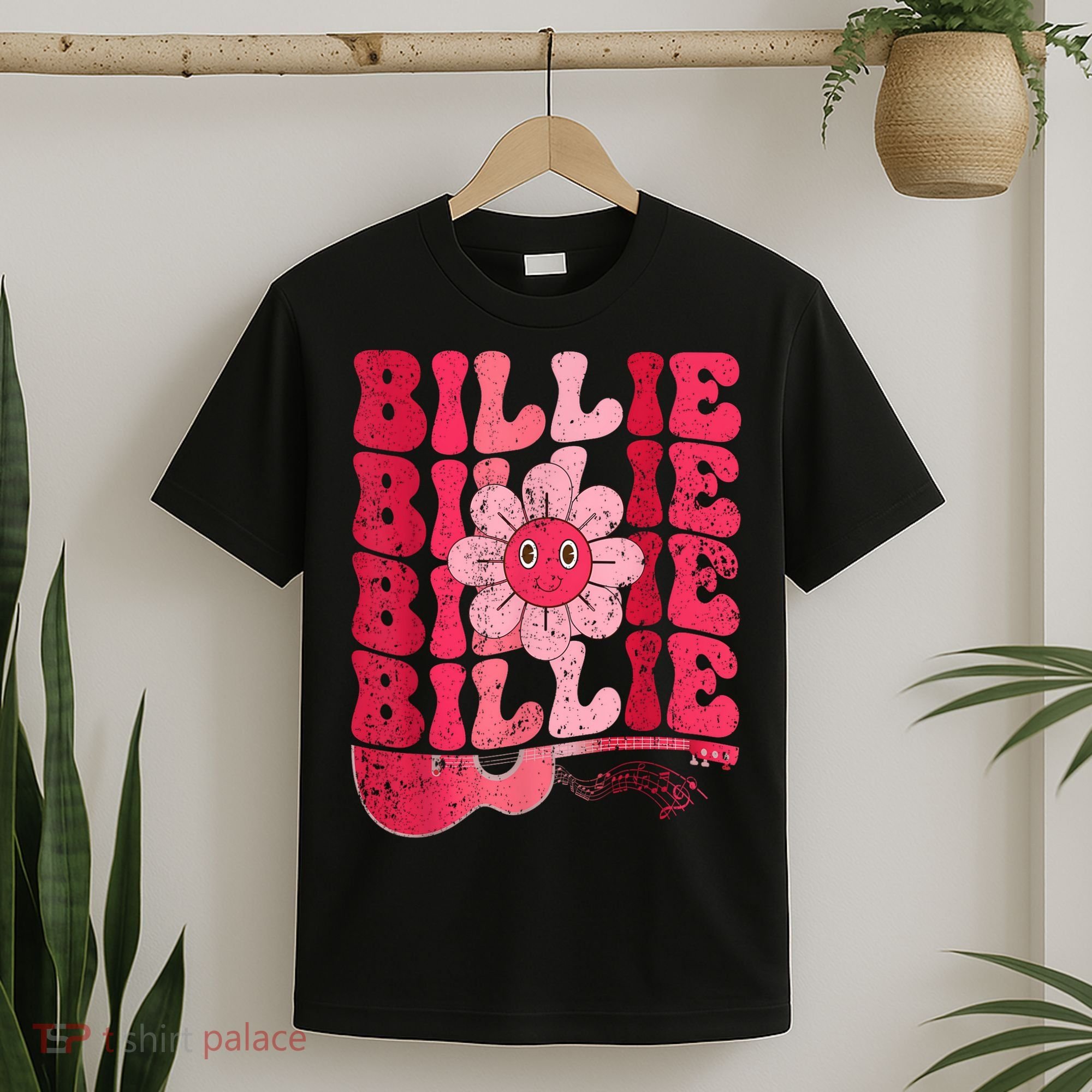 Vintage Billie Personalized Name I Love Billie Groovy T-Shirt