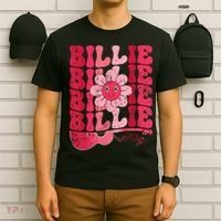 Vintage Billie Personalized Name I Love Billie Groovy T-Shirt thumb 6