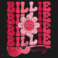 Vintage Billie Personalized Name I Love Billie Groovy T-Shirt thumb 7