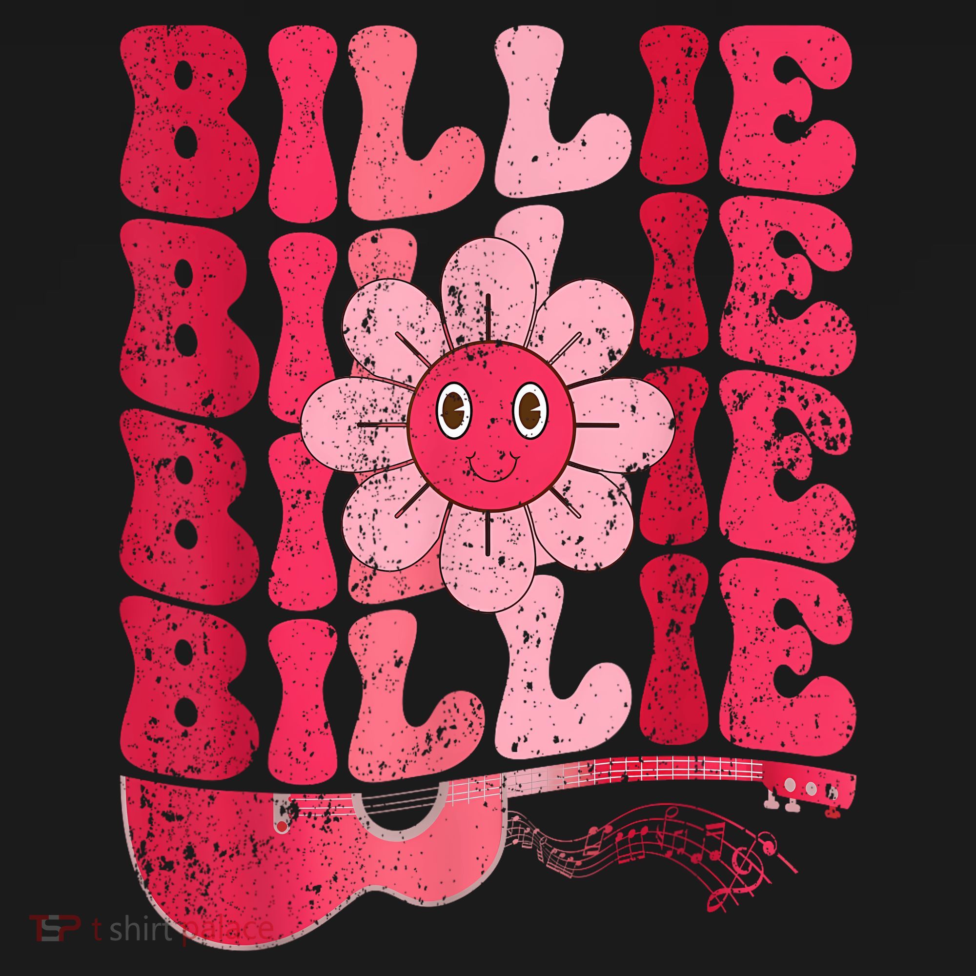 Vintage Billie Personalized Name I Love Billie Groovy T-Shirt