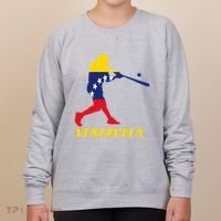 Venezuelan Baseball Player Batter National Team Flag Gift Women's Sweatshirt thumb 0