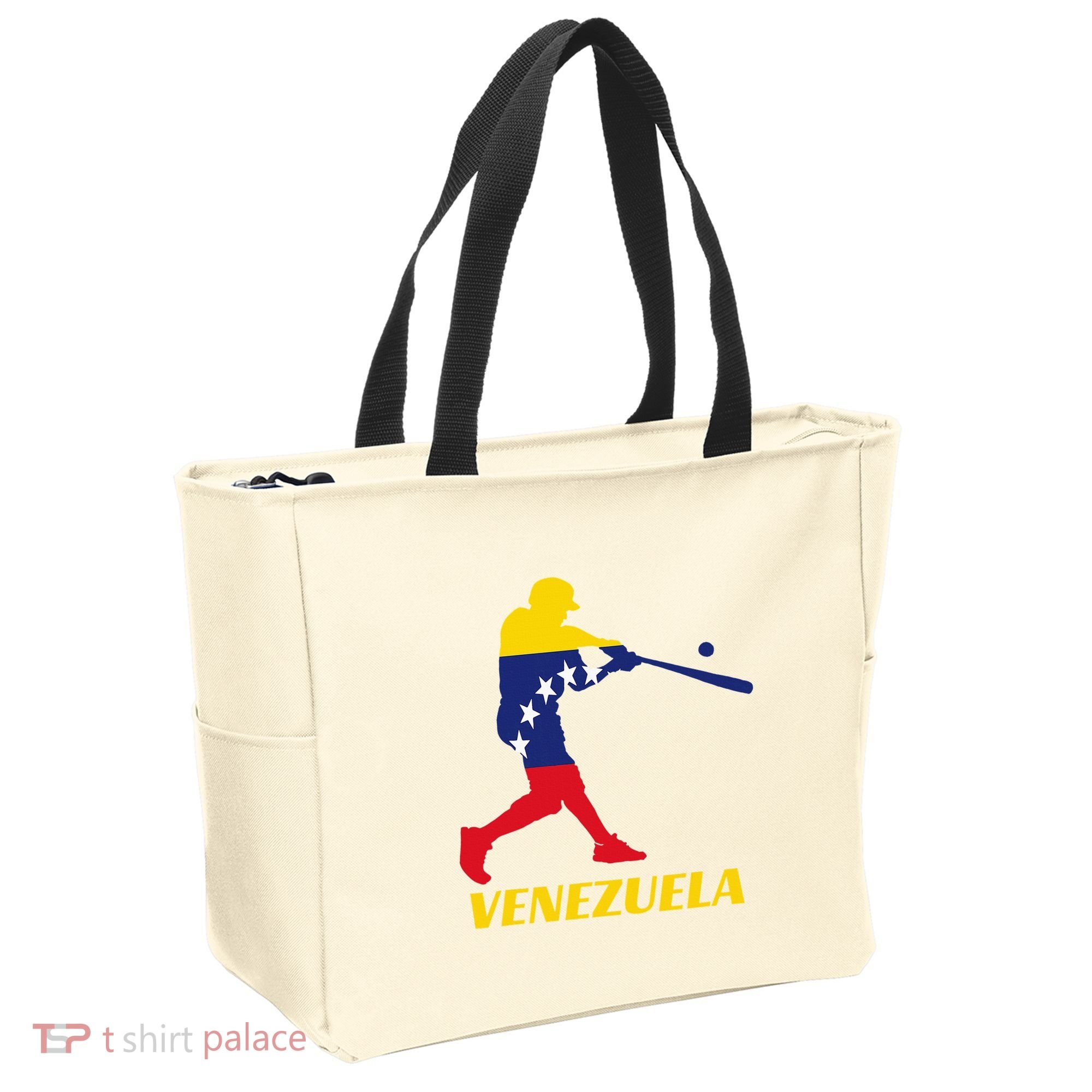 Venezuelan Baseball Player Batter National Team Flag Gift Tote Bag