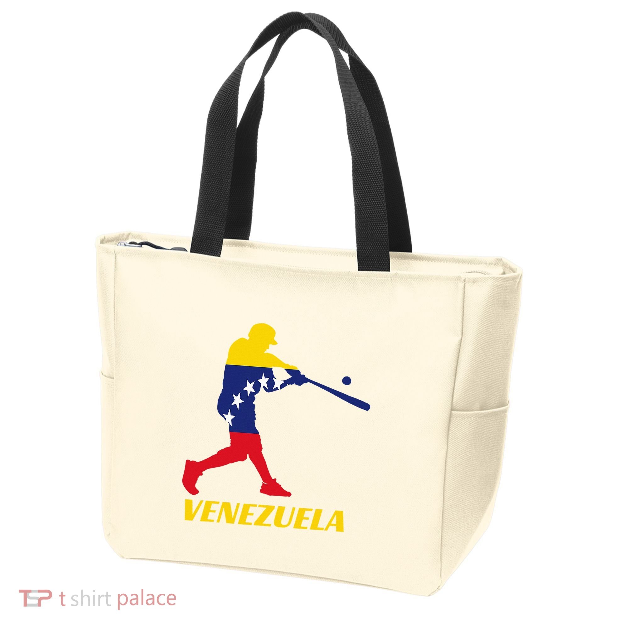 Venezuelan Baseball Player Batter National Team Flag Gift Tote Bag