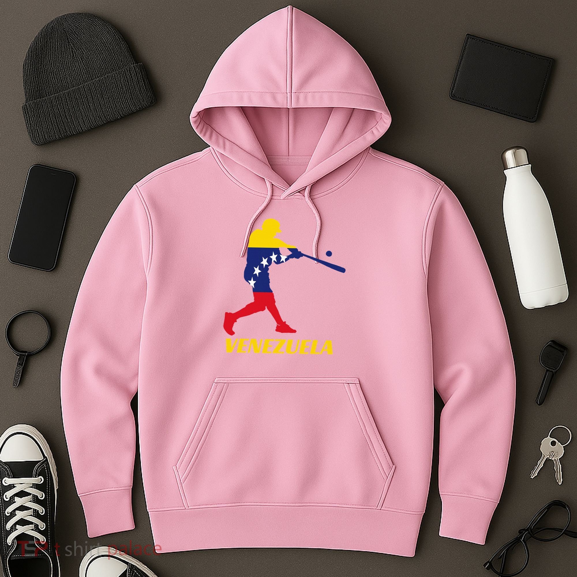 Venezuelan Baseball Player Batter National Team Flag Gift Hoodie