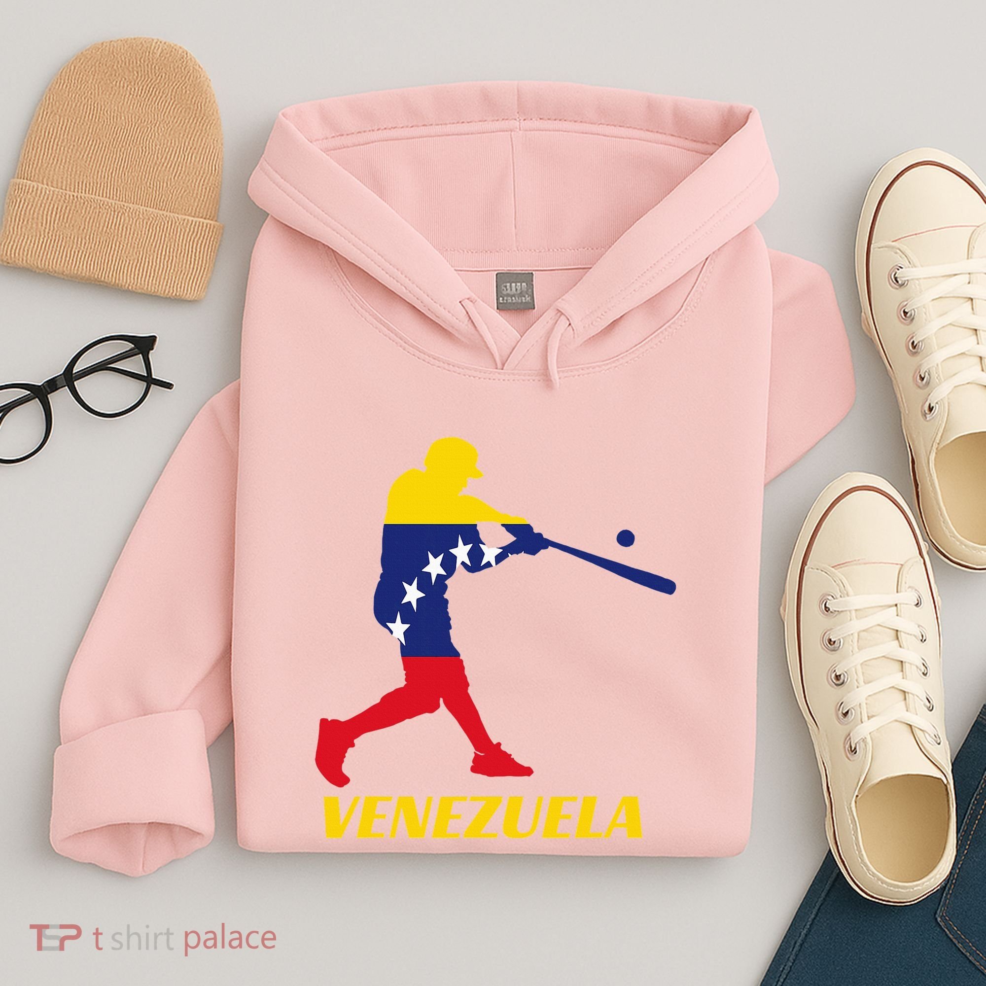 Venezuelan Baseball Player Batter National Team Flag Gift Hoodie