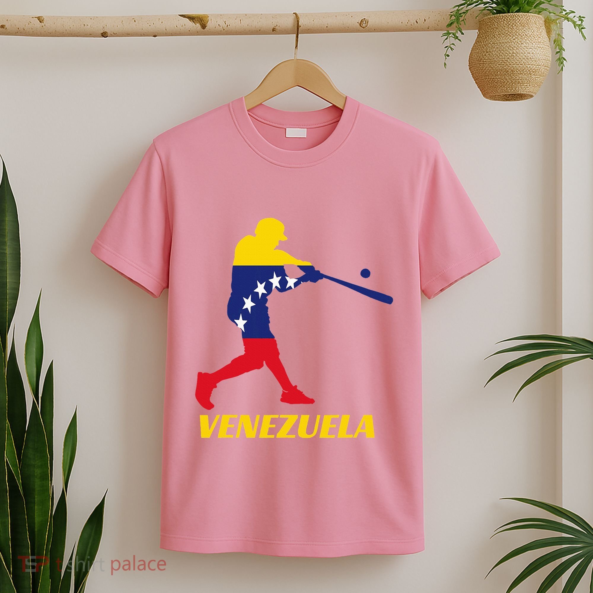 Venezuelan Baseball Player Batter National Team Flag Gift T-Shirt