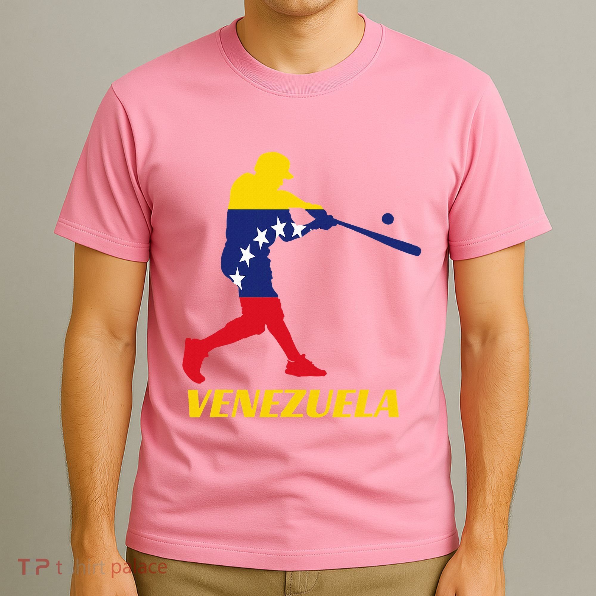 Venezuelan Baseball Player Batter National Team Flag Gift T-Shirt