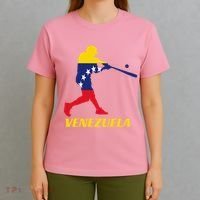 Venezuelan Baseball Player Batter National Team Flag Gift T-Shirt thumb 4