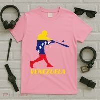 Venezuelan Baseball Player Batter National Team Flag Gift T-Shirt thumb 5