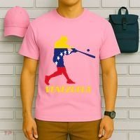 Venezuelan Baseball Player Batter National Team Flag Gift T-Shirt thumb 6