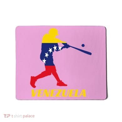 Venezuelan Baseball Player Batter National Team Flag Gift Mousepad