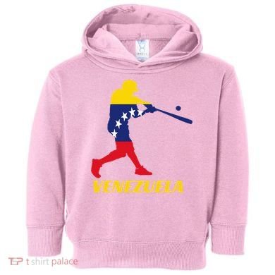 Venezuelan Baseball Player Batter National Team Flag Gift Toddler Hoodie