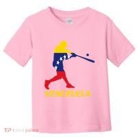Venezuelan Baseball Player Batter National Team Flag Gift Toddler T-Shirt thumb 0