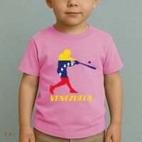 Venezuelan Baseball Player Batter National Team Flag Gift Toddler T-Shirt thumb 2