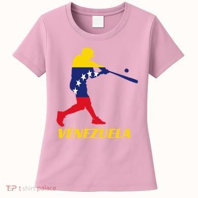 Venezuelan Baseball Player Batter National Team Flag Gift Women's T-Shirt