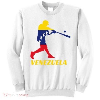 Venezuelan Baseball Player Batter National Team Flag Gift Sweatshirt