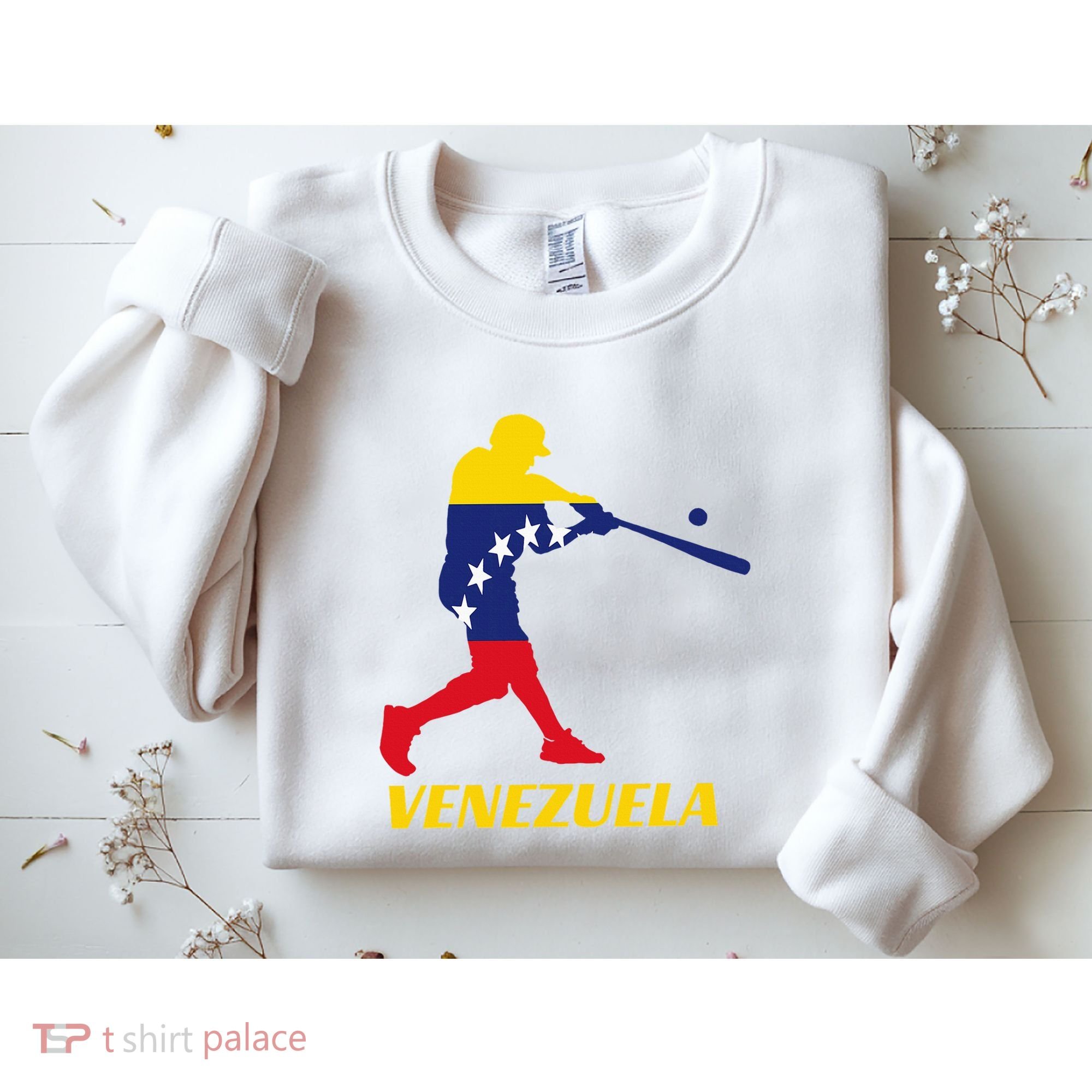 Venezuelan Baseball Player Batter National Team Flag Gift Sweatshirt