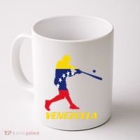 Venezuelan Baseball Player Batter National Team Flag Gift Coffee Mug thumb 0