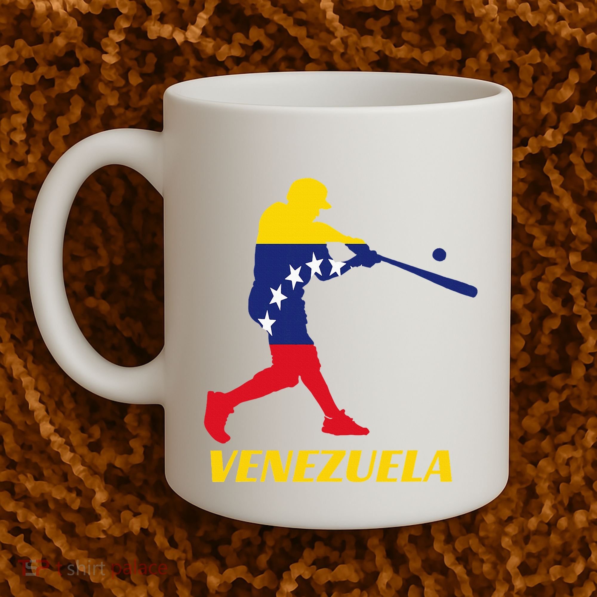 Venezuelan Baseball Player Batter National Team Flag Gift Coffee Mug