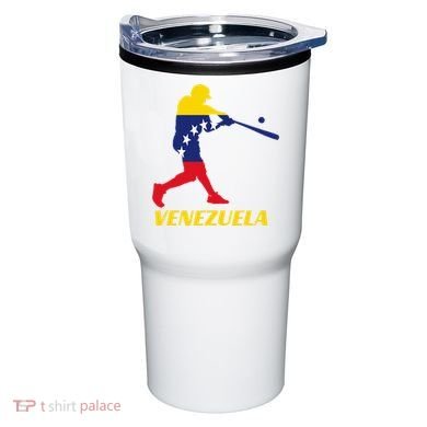 Venezuelan Baseball Player Batter National Team Flag Gift Tumbler