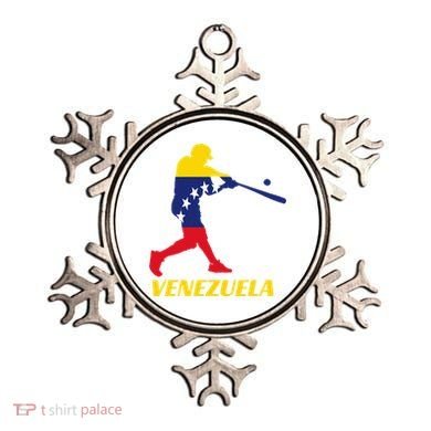 Venezuelan Baseball Player Batter National Team Flag Gift Ornament