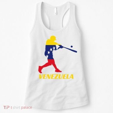 Venezuelan Baseball Player Batter National Team Flag Gift Women's Tank Top