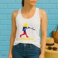 Venezuelan Baseball Player Batter National Team Flag Gift Women's Tank Top thumb 2
