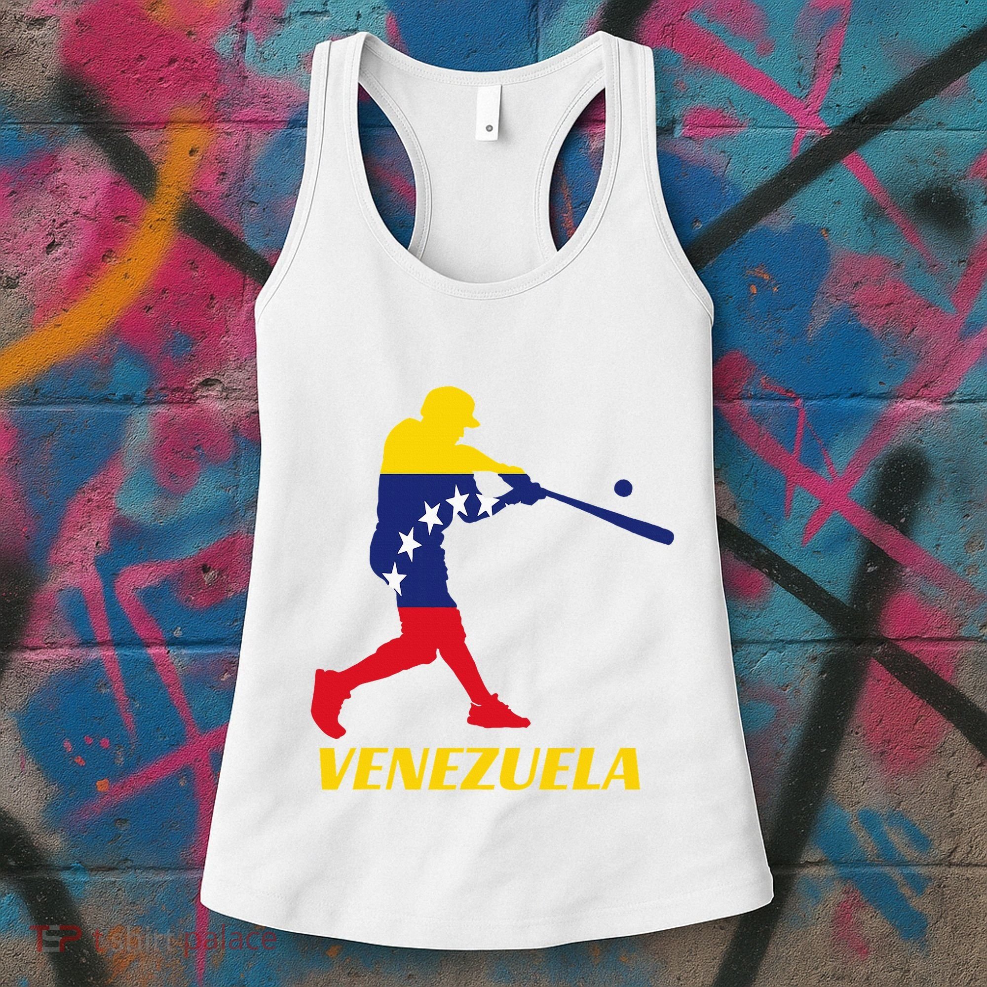 Venezuelan Baseball Player Batter National Team Flag Gift Women's Tank Top