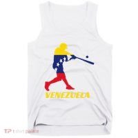 Venezuelan Baseball Player Batter National Team Flag Gift Tank Top thumb 0