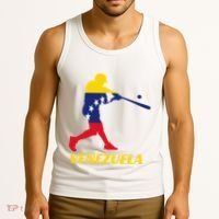 Venezuelan Baseball Player Batter National Team Flag Gift Tank Top thumb 3