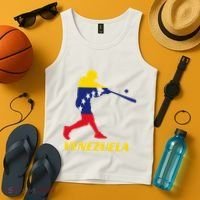 Venezuelan Baseball Player Batter National Team Flag Gift Tank Top thumb 4