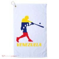 Venezuelan Baseball Player Batter National Team Flag Gift Golf Towel thumb 0