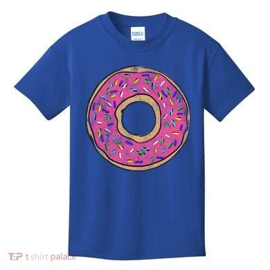 Vintage Big Pink Donut Meaningful Gift Kids T-Shirt