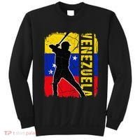Venezuelan Baseball Player Venezuela Flag Baseball Fans Sweatshirt thumb 0
